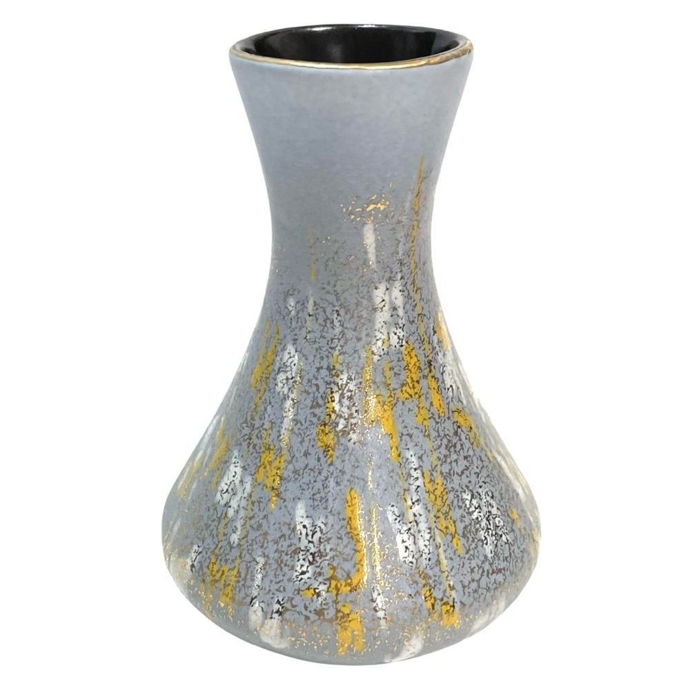 Vintage 1950s Carstens Tönnieshof 543-12 West Germany Small Pottery Vase Atomic